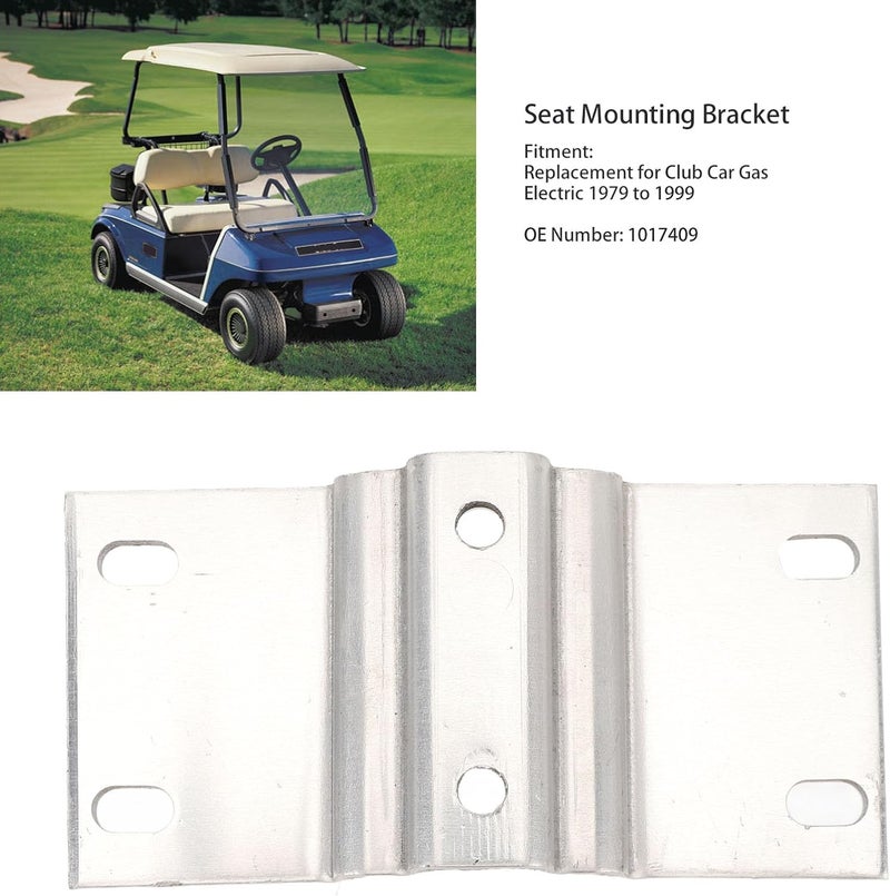 AMAKO Seat Mounting Bracket,Metal Seat Back Support Bracket OE Nummer 1017409,Replacement for Club Car Gas and Electric 1979-1999 Golf Carts - Image 3